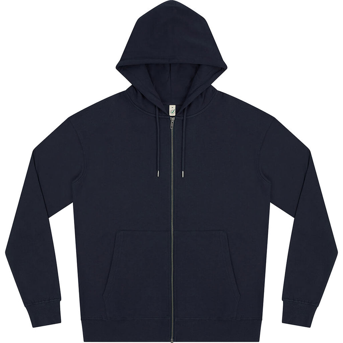 Unisex Zip-UP Hoodie Jacke reiner Bio Baumwolle