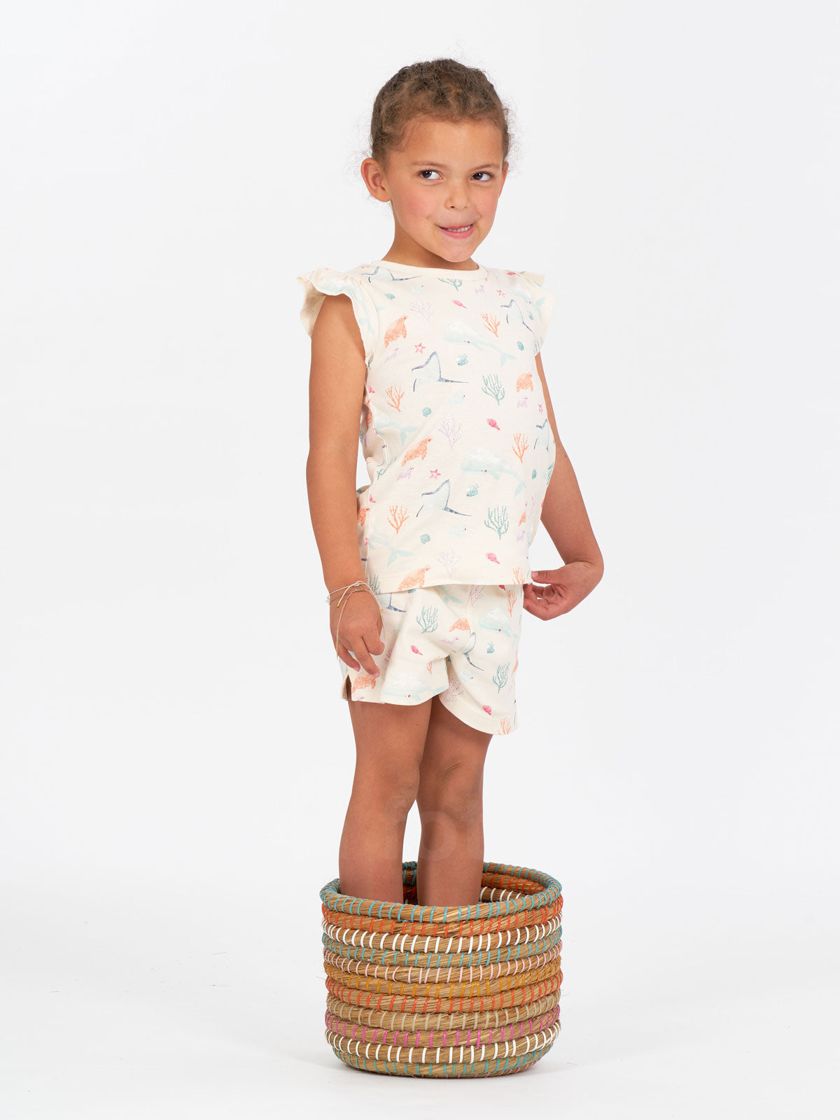 Sense Organics Kinder Sommer Short Pyjama 2-Teiler