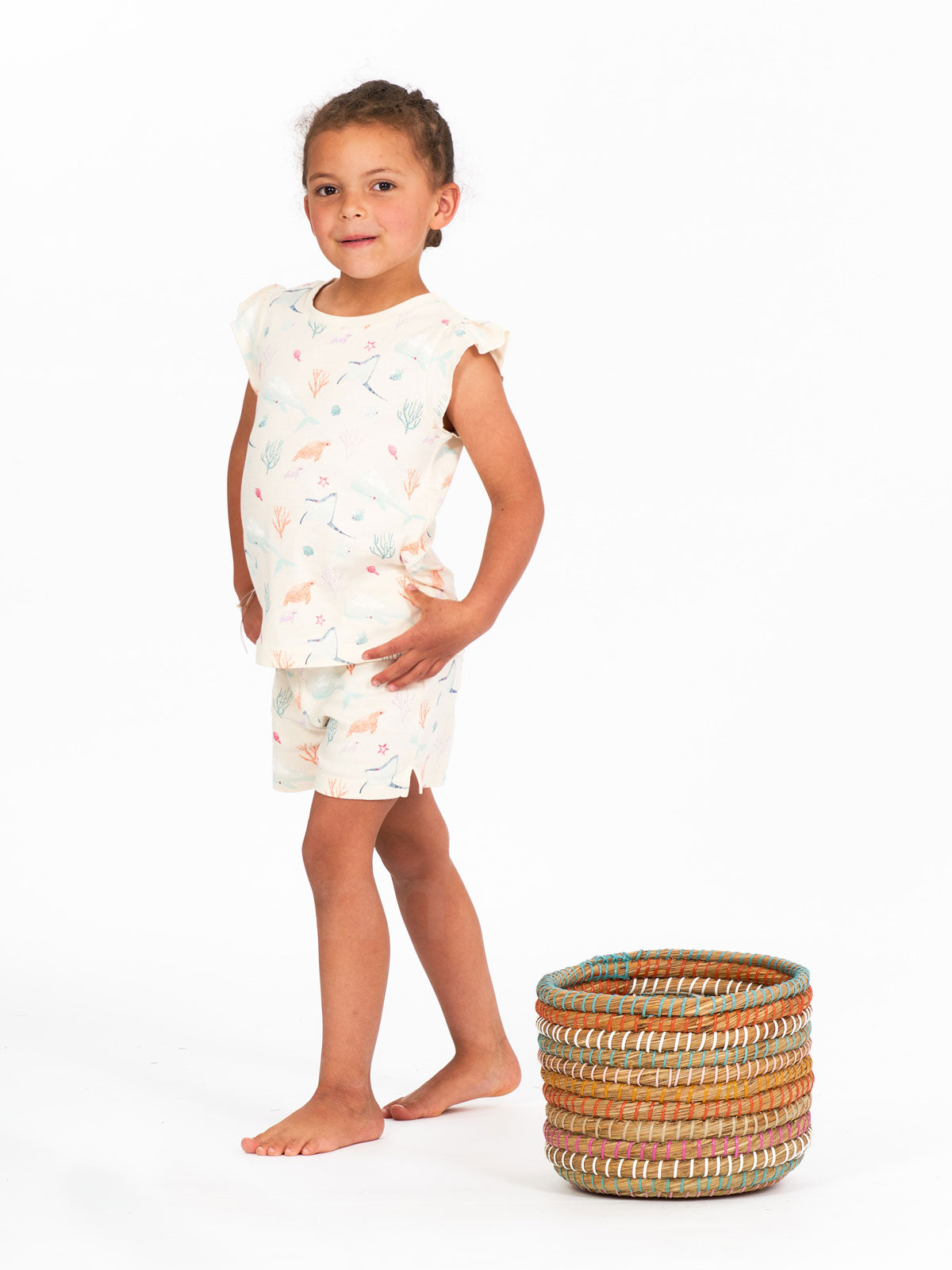 Sense Organics Kinder Sommer Short Pyjama 2-Teiler